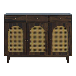 Flow Sheesham Wood Shoerack In Provincial Teak Finish