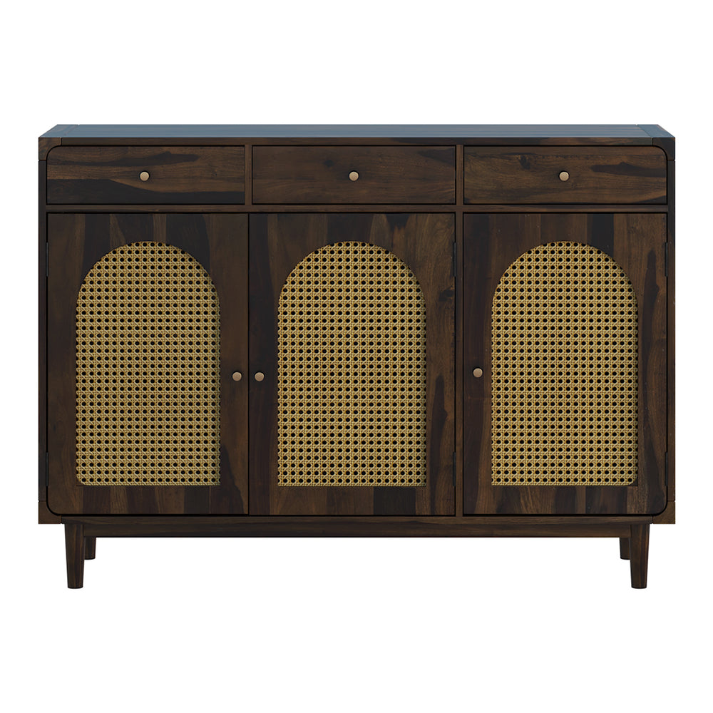 Flow Sheesham Wood Shoerack In Provincial Teak Finish