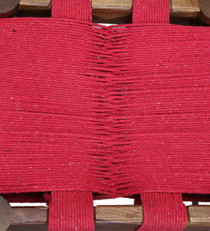 Turre Sheesham Wood Seating Stool In Pink & Brown Colour