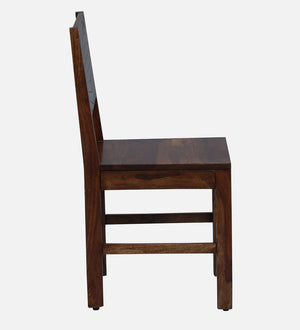 Nuevo Sheesham Wood Dining Chairs in Scratch Resistant Provincial Teak Finish (Set Of 2)