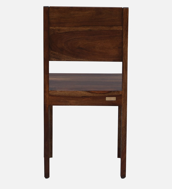 Nuevo Sheesham Wood Dining Chairs in Scratch Resistant Provincial Teak Finish (Set Of 2)
