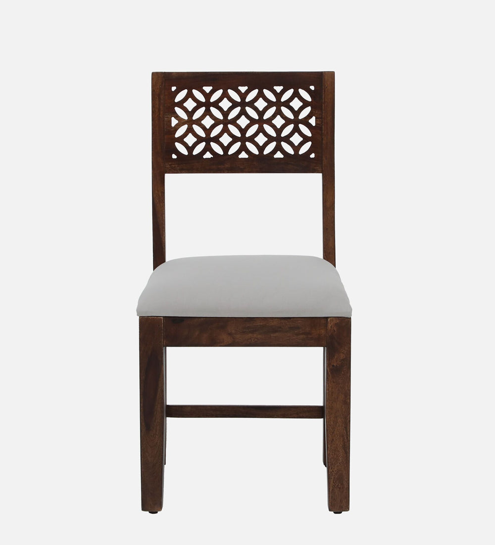 Parnika Sheesham Wood Dining Chairs in Scratch Resistant Provincial Teak Finish (Set Of 2)