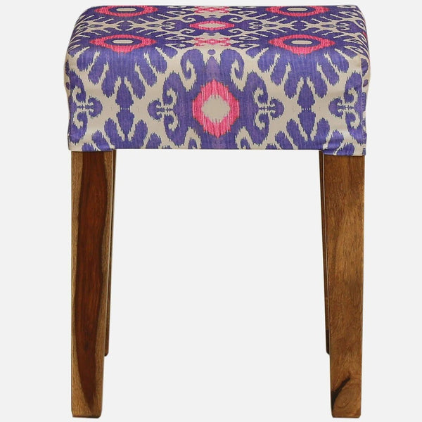 Thuin Sheesham Wood Seating Stool In Rustic Teak Finish