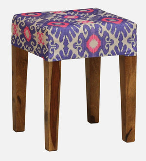 Thuin Sheesham Wood Seating Stool In Rustic Teak Finish