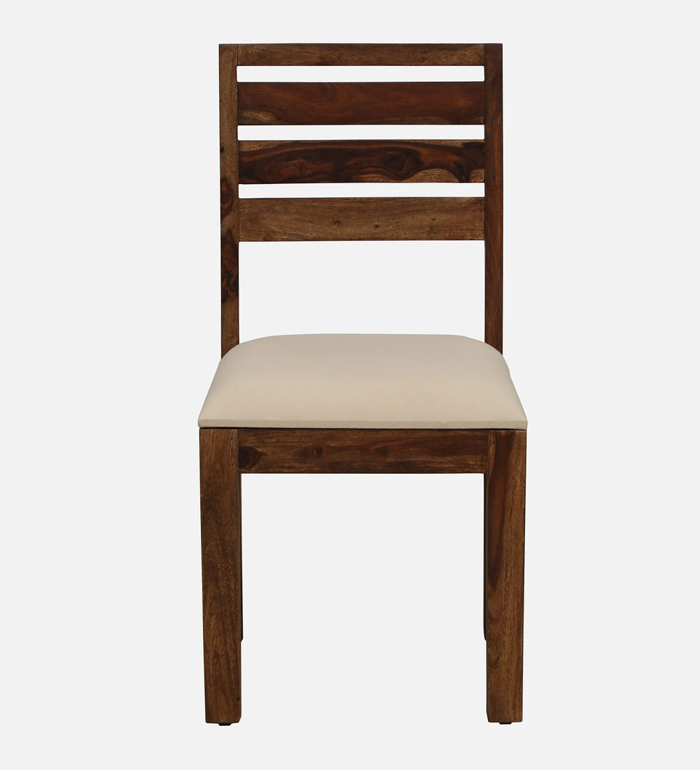 Renton Sheesham Wood Dining Chairs In Provincial Teak Finish (Set Of 2)