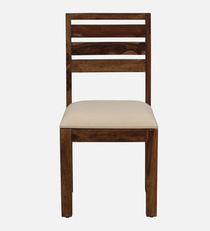Renton Sheesham Wood Dining Chairs In Provincial Teak Finish (Set Of 2)