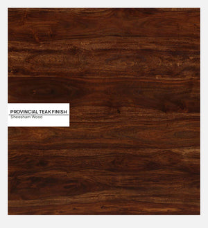 Salamanca Sheesham Wood 1 Seater Sofa In Green and Provincial Teak Finish