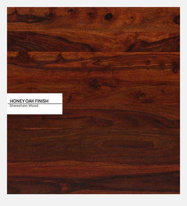 Ciramika Sheesham Wood Bar Cabinet In Honey Oak Finish