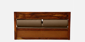 Ciramika Sheesham Wood Pull Out Sofa Cum Bed In Honey Oak Finish