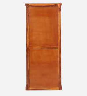 Ciramika Sheesham Wood 1 Door Wardrobe In Honey Oak Finish