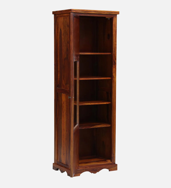 Ciramika Sheesham Wood Book Case in Honey Oak Finish