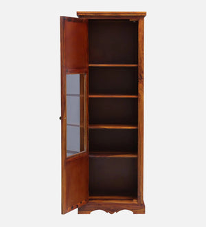 Ciramika Sheesham Wood Book Case in Honey Oak Finish