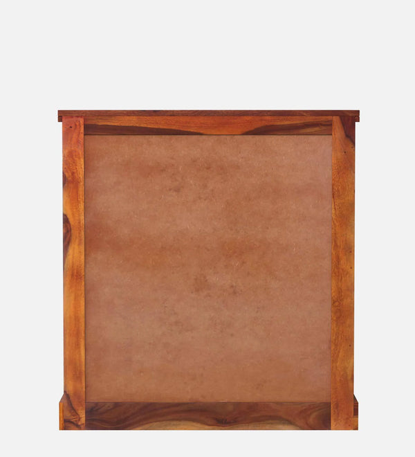 Ciramika Sheesham Wood Bar Cabinet In Honey Oak Finish