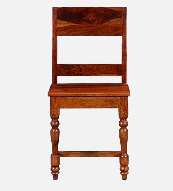 Siramika Sheesham Wood Dining Chairs In Honey Oak (Set Of 2)