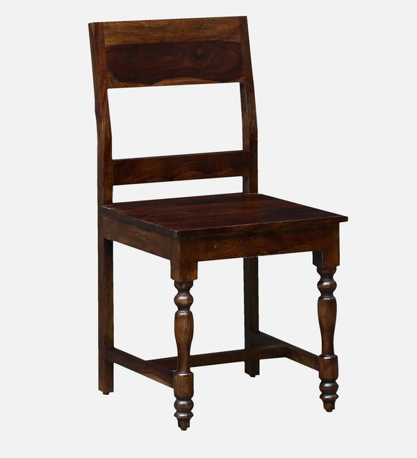 Siramika Sheesham Wood Dining Chairs In Provincial Teak Finish (Set Of 2)