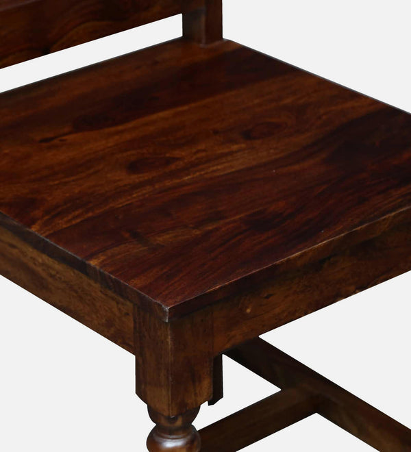 Siramika Sheesham Wood Dining Chairs In Provincial Teak Finish (Set Of 2)