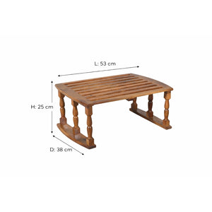 Fire Sheesham Wood coffee  Table in Teak Finish