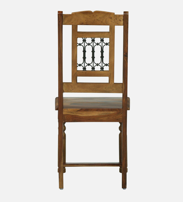 Stafford Sheesham Wood Dining Chair In Provincial Teak Finish (Set Of 2)