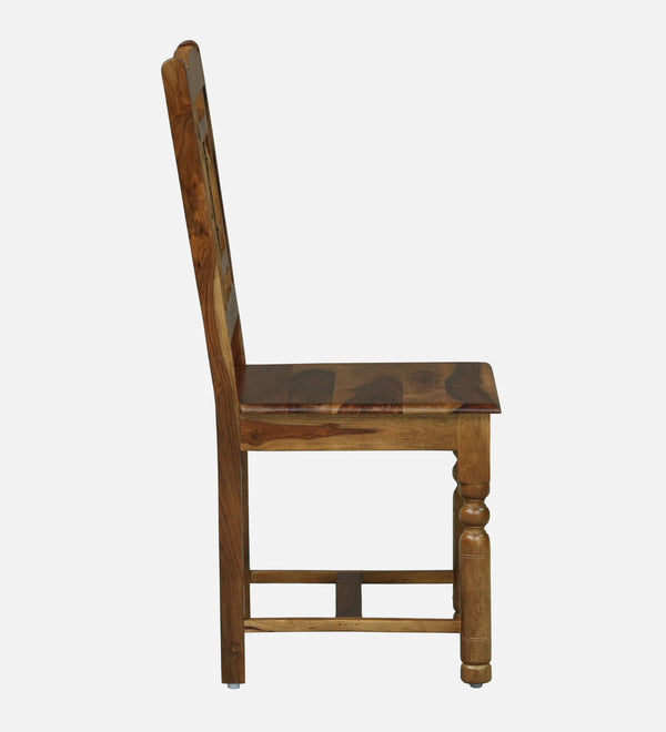 Stafford Sheesham Wood Dining Chair In Provincial Teak Finish (Set Of 2)