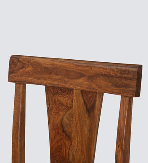 Terence Sheesham Wood Dining Chair in Brown Finish