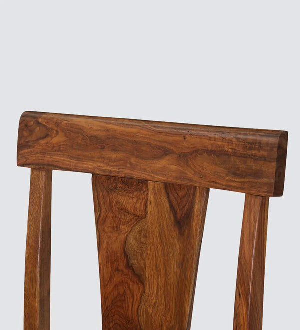 Terence Sheesham Wood Dining Chair in Brown Finish
