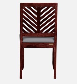 Tourconing Sheesham Wood Dining Chairs In Honey Oak Finish (Set Of 2)