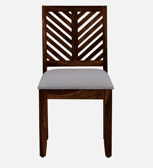 Tourconing Sheesham Wood Dining Chairs In Provincial Teak Finish (Set Of 2)
