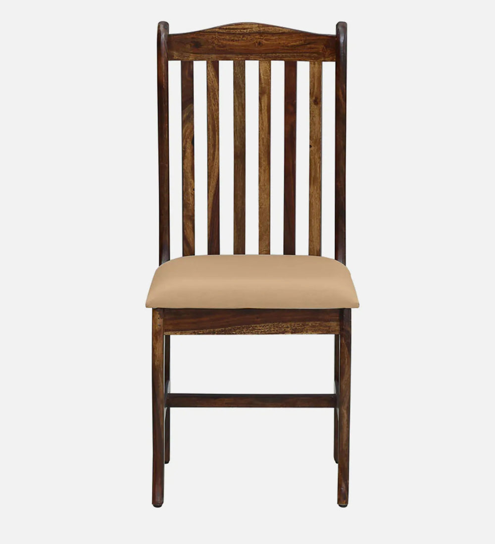 Calvo Sheesham Wood Dining Chairs In Provincial Teak Finish (Set Of 2)