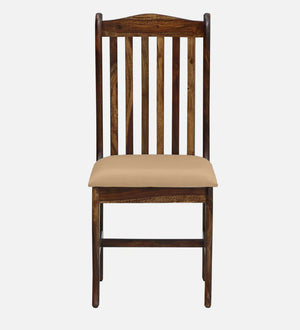 Calvo Sheesham Wood Dining Chairs In Provincial Teak Finish (Set Of 2)