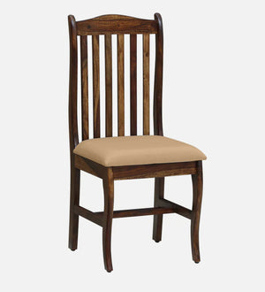 Calvo Sheesham Wood Dining Chairs In Provincial Teak Finish (Set Of 2)