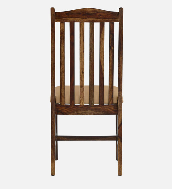 Calvo Sheesham Wood Dining Chairs In Provincial Teak Finish (Set Of 2)