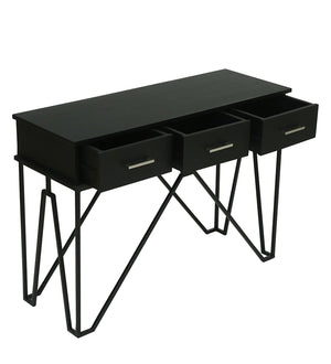 Ziggy Metal Study Table In Black Colour