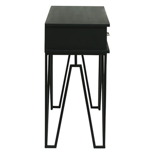 Ziggy Metal Study Table In Black Colour