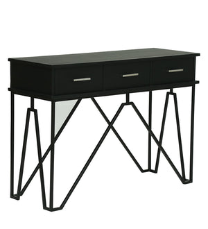 Ziggy Metal Study Table In Black Colour