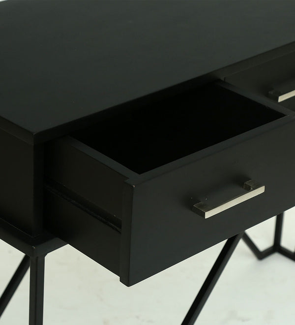 Ziggy Metal Study Table In Black Colour