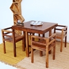 Picture of Solid Wood Sheesham Compact Four Seater Dining Table