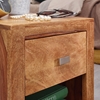 Picture of Solid Wood Sheesham Nightstand With 1 Drawer