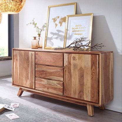 Picture of Solid Wood Almeria Sideboard With 3 Drawer And 2 Door