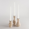 Picture of Wooden Candle Holders Set Of 3