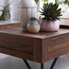 Picture of Solid Wood Sheesham Sliding Top Coffee Table