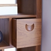 Picture of Solid Teak Wood Zen Bookcase