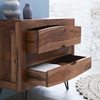 Picture of Solid Wood Sheesham Chest Of Drawer With Iron Legs