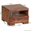 Picture of Solid Wood Sheesham Nightstand