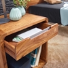 Picture of Solid Wood Sheesham Nightstand With 4 Massive Legs