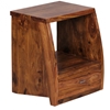Picture of Solid Wood Sheesham Nightstand Wit 1 Drawer