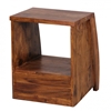 Picture of Solid Wood Sheesham Nightstand Wit 1 Drawer