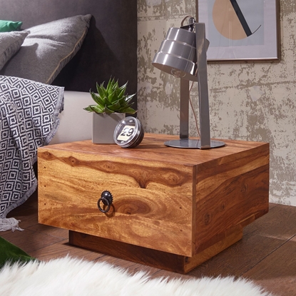 Picture of Solid Wood Sheesham Bedside Table
