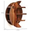 Picture of Mikkel Round Wall Rack (Brown)