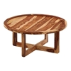 Picture of Solid Wood Sheesham Round Cocktail Coffee Table