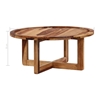 Picture of Solid Wood Sheesham Round Cocktail Coffee Table